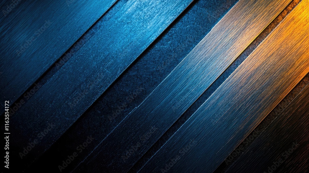 Poster brushed abstract background concept. abstract background with textured lines in blue, gray, and oran