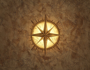 Glowing Compass Rose