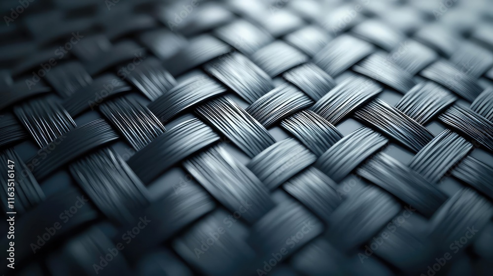 Aufkleber Brushed abstract background concept. Close-up of a textured woven surface showcasing intricate patterns and subtle shadows.