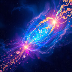 "Fractal Universe: A Psychedelic Journey Through Space and Light"