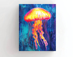 Vibrant Jellyfish Art