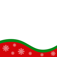 Christmas Wave Footer