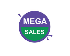 Mega Sale, Modern button Vector Illustration of a  Cylinder Pedestal Platform Showcase Scene for Business Promotion, Flyer Template, Offers and Sales. Abstract geometry design background