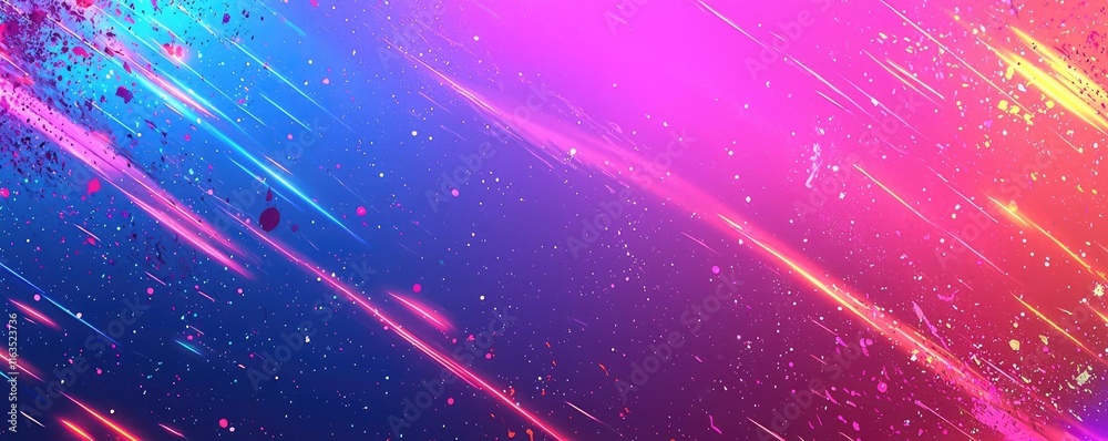 Aufkleber Splatter abstract background concept. Colorful abstract background with light trails and vibrant hues for creative design projects.