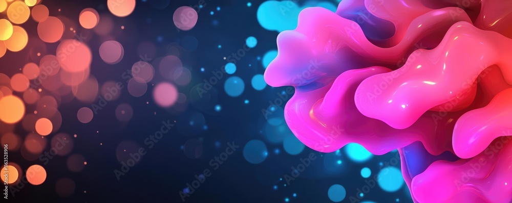Aufkleber splatter abstract background concept. abstract design featuring vibrant colors and unique shapes for