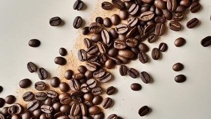 cut round shapes set delicious coffee splashes made decorative purposes