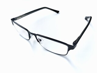 Eye glass isolated on white background 