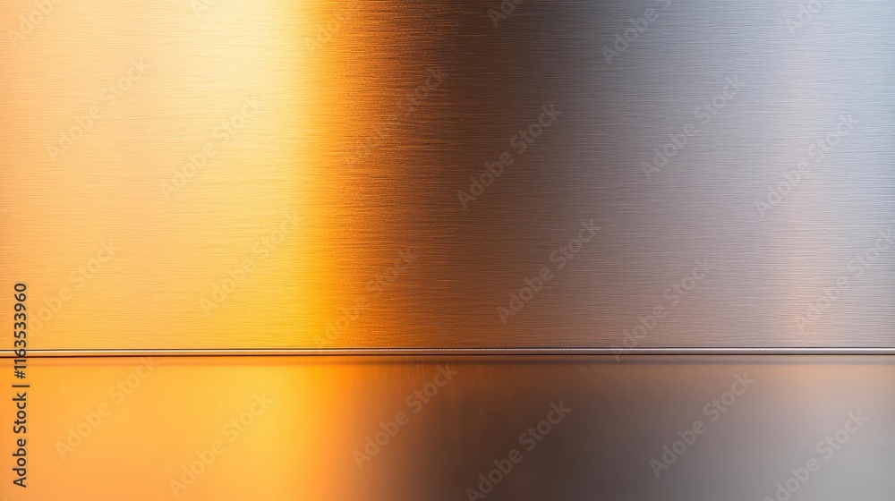 Poster brushed abstract background concept. a sleek, modern texture displaying an interplay of metallic hue