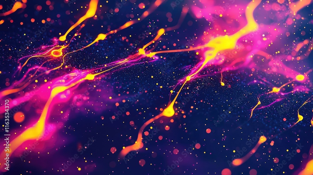 Poster splatter abstract background concept. vibrant abstract background with flowing colors and energetic 