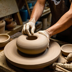 hands of a potter