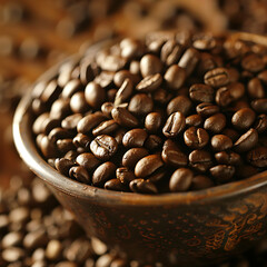 coffee beans in a bowl