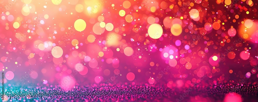 Poster Splatter abstract background concept. Vibrant bokeh lights creating a stunning background for various creative projects.