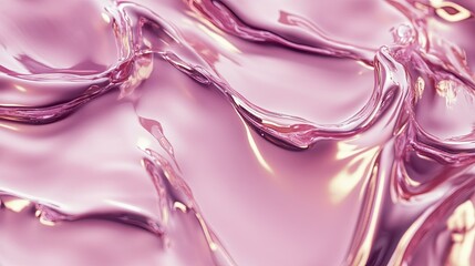 Close-up of silky and glossy cream smears, ideal for promoting skincare products.