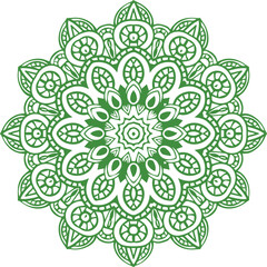 Beautiful flower art and mandala vector design