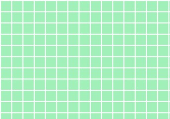 Fototapeta premium abstract white grid on green background illustration for design element