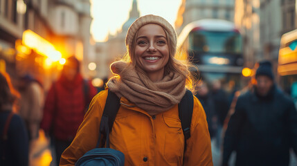 Obraz premium Surprised tourist.