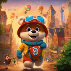 teddy bear in the park