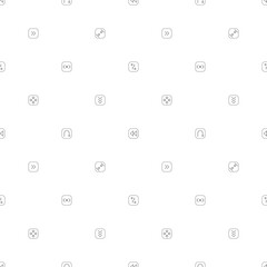 Seamless pattern with arrows icon on white background. Included the icons as basic, infographic, navigation, direction, chevron, cursors, selection And Other Elements.