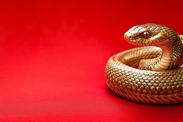 Naklejka premium Chinese New Year year of the snake