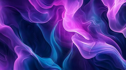 Fototapeta premium A sleek abstract composition of black, dark blue, and white smooth flowing lines, high-definition with a soft gradient effect.