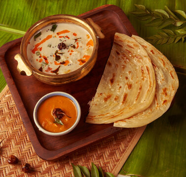 Vegetable Stew, patorra and chutney
