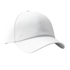 Fototapeta premium Blank cap mock-up with transparent background, ideal for branding, design presentations, and promotional material showcasing headwear.