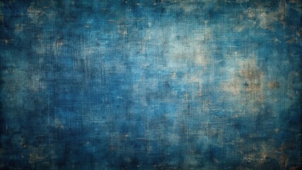 Fototapeta premium Deep Blue Textured Background A Vintage, Weathered Surface Ideal for Design Projects
