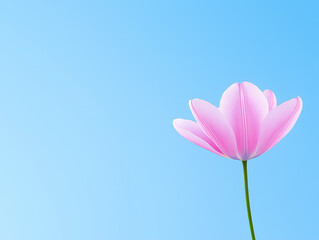 Fototapeta premium Majestic Tulip Tree Bloom: Focused Nucleus of Nature