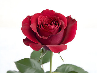 Obraz premium Rose decoration on white background