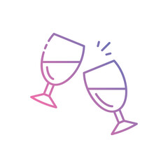 Champagne Glass Toast