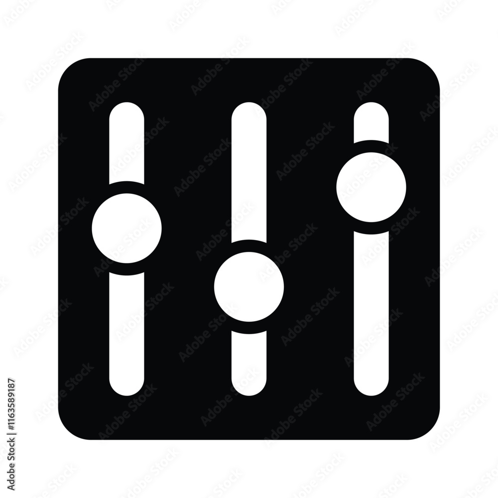 Sticker Equalizer icon representing sound adjustment and audio communication