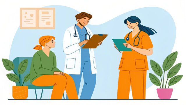 Ai generating patient care insights doctor-patient interaction in a medical office environment