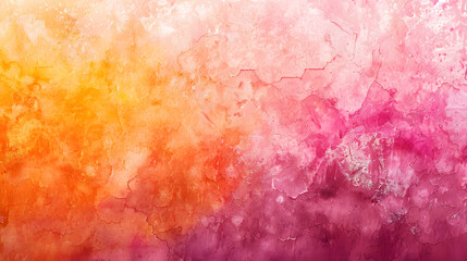 Fototapeta premium An ultra-high-resolution digital background featuring a smooth ombré gradient of pink and orange tones.