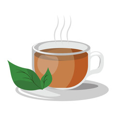 hot tea illustration