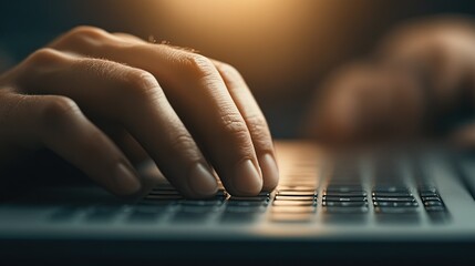 Telehealth Consultation, close-up of a healthcare provider's hands engaged in digital patient care, showcasing professionalism and modern healthcare practices