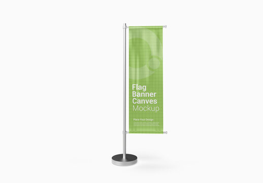 Convex Flag Mockup