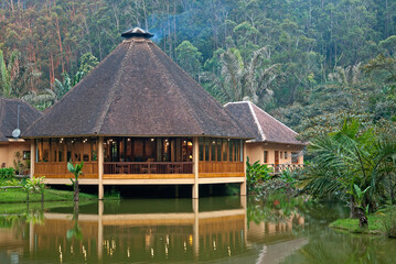 Vakona forest lodge, forêt primaire tropicale, Parc National Andasibé Mantadia, Madagascar