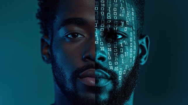 Digital Identity: A Portrait of Man's Binary Face