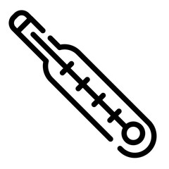 thermometer cutline icon
