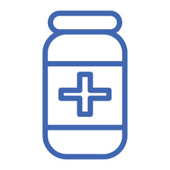 Obraz premium healthy medicines color icon