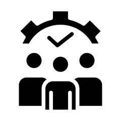 work management solid icon