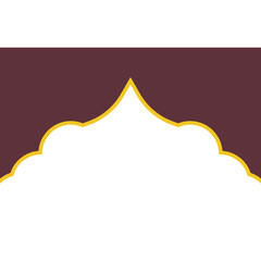 Obraz premium islamic footer