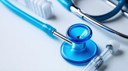 Health Screenings and Checkups on a Bright Background