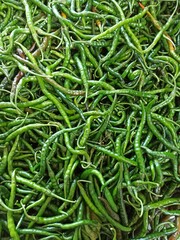 green background