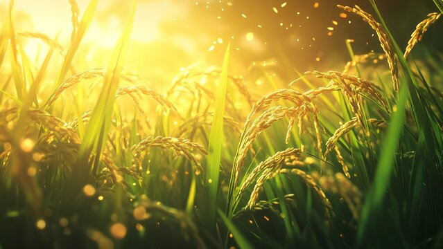 Golden Rice Feild