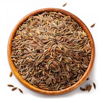 Cumin Seed isolate on white background