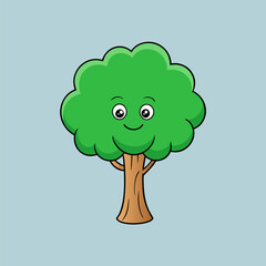  Tree vector illustration