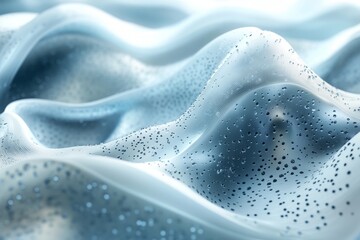 Obraz premium Fluid Geometric Technology Background, Generative AI