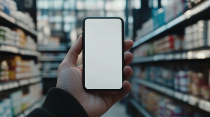 hand holding a phone