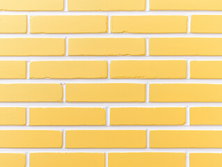 Obraz premium Brick wall painted yellow